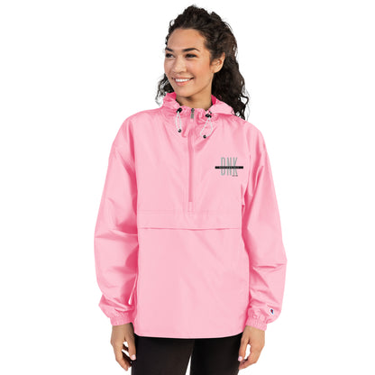 champion dink responsibly pickleball jacket bright pink