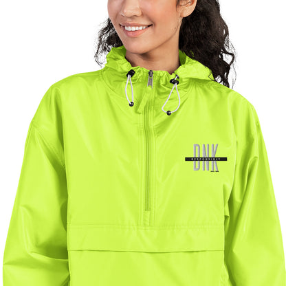 champion dink responsibly pickleball jacket bright green